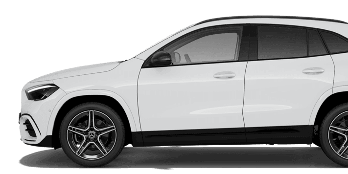 Mercedes Benz GLA 200d blanco disponible en el renting sin entrada de mobility centro suscripciones