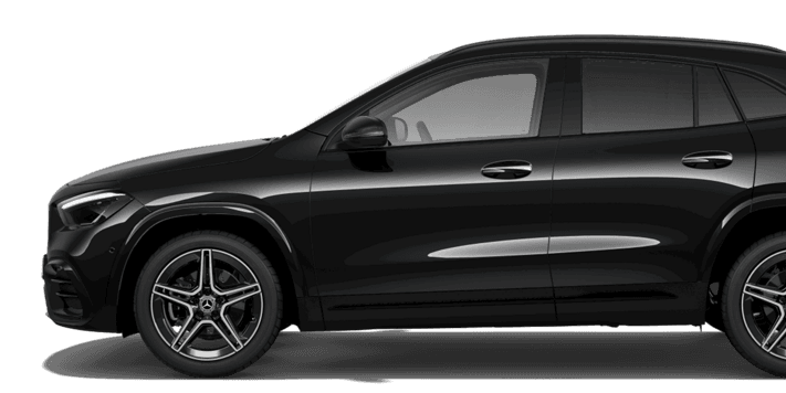 Mercedes Benz GLA 200d negro disponible en el renting sin entrada de mobility centro suscripciones