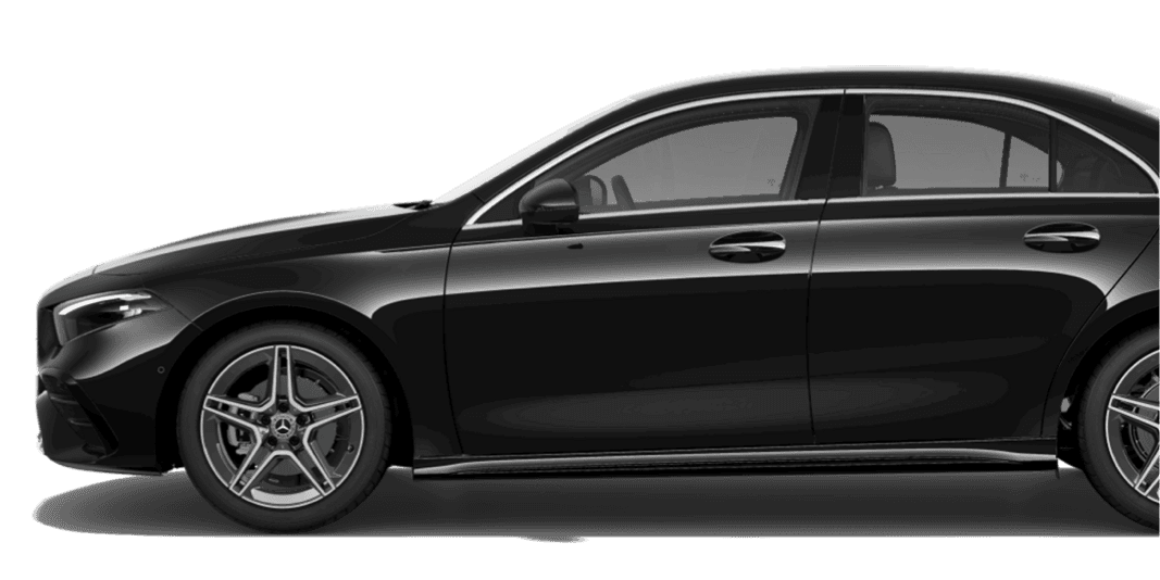 Mercedes Benz clase A 200d sedan negro disponible en el renting sin entrada de mobility centro suscripciones